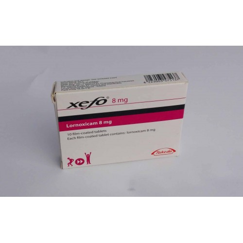 Xefo ( lornixicam 8 mg ) 10 tablets